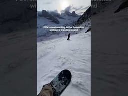 Snowboarding in the dolomites without a trending sound #snowboarding #dolomites #vanlife