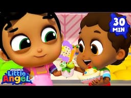 One Scoop or Two? 🍦Ice Cream Song! | Little Angel | Celebrating Diversity