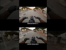 Osmo action 5 Pro vs Gopro Side by Side  #triumphscrambler  #goprohero13  #djiosmoaction5pro