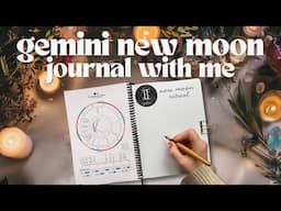 Gemini New Moon JOURNAL WITH ME 🌙 Astrology, Prompts & Tarot Reading