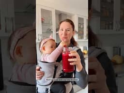Teaching My Baby Healthy Habits 🧡 #healthyliving