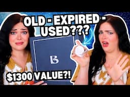 EXPIRED & USED Products In $1300 Advent?! | Bluemercury Advent Unboxing