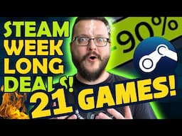 Steam Week-long Deals! 21 Awesome Games with Huge Discounts!