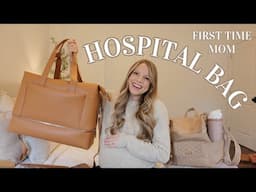 WHAT'S IN MY HOSPITAL BAG! First time mom, natural labor!