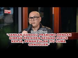 "Jangan Ganggu Prabowo dengan Gibran. Presiden Sedang Fokus Kerja, Pemakzulan Itu Cuma Gangguan"
