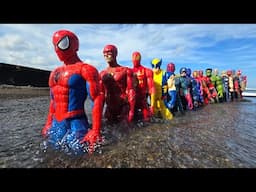 AVENGERS SUPERHERO STORY, MARVEL SPIDER MAN 2 VS HULK, CAPTAIN AMERICA VS THOR, VENOM VS SPIDEY 121