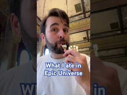 What I ate in Universal's new theme park: Epic Universe 💫 #universalstudios #epicuniverse #food