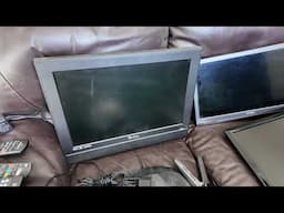 Given 3 small tvs I think only the 20 inch one with DVD player is worth keeping as has the remote