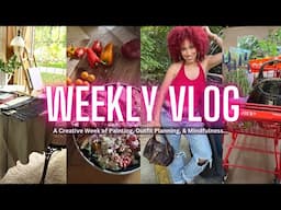 Painting My Dream, Trader Joe’s Haul & Easy Summer Outfits | Creative Mindful Weekly Vlog S25 Ep. 17