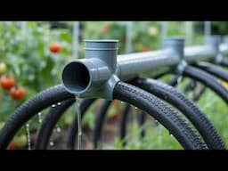 I Put PVC Pipes Into Old Bicycle Tires! Nobody Expected This 3-in-1 invention