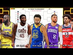 The NBA "March Madness" Tournament, But The Quarters Are 1 Minute! (2K25 Simulation)