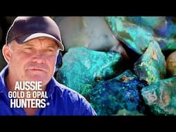The Cheals Discover STUNNING Crystal Seam Opal Worth $70,000! | Outback Opal Hunters