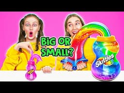 NEW 123GO! Big vs Small Plate Challenge! Food Hacks And Funny Situations By 123 GO!
