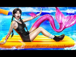 How to become Mermaid in Real Life! From Wednesday to Mermaid!