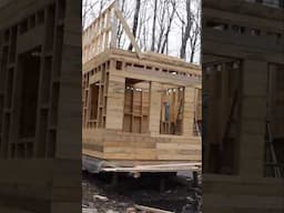Building Stand Up Loft For Offgrid Cabin