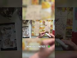 How to add fun little images to borders! #collageart #art #craft
