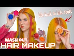 HAIR MAKEUP?! trying GDY’s wash out hair dye and I’m confused 👩🏼‍🎨🎨