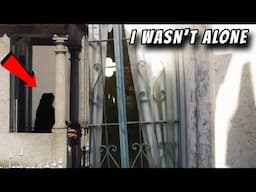 INSIDE THE MAUSOLEUM With Open COFFIN And Creepy Woman In Black Waiting