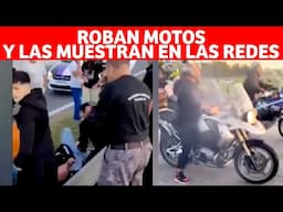 TE ROBAN LA MOTO Y LA MUESTRAN EN LAS REDES SOCIALES: La víctima terminó con un tiro en la pierna