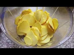 HOW TO MAKE COMMERCIAL SWEET POTATOES CHIPS.