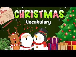 Learn Christmas Vocabulary in English | Christmas Tree | Santa Claus | English Videos for Kids