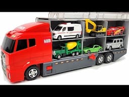 13 Type Tomica Cars ☆Tomica opening and put in big Okatazuke convoy