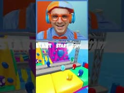 Blippi's Parkour Fails! Could YOU Beat this Obby?