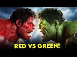 Red Hulk vs Green Hulk – Who’s the Strongest Hulk?