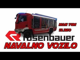 EKSKLUZIVNO - NAJNOVIJE NAVALNO VATROGASNO VOZILO IZ ROSENBAUERA -  HLF 20