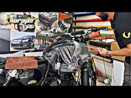 Royal Enfield Bear 650 Lamination / Premium PVC PPF by @vwrapssikar