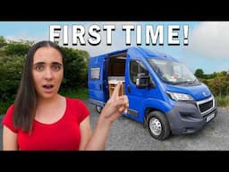 Sleeping in our Ex Builders Van for the First Time! (DIY Van Build)