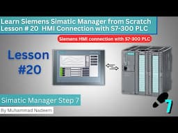 WinCC HMI Connection with Siemens PLC Lesson#20