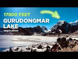 Gurudongmar Lake Sikkim From Bike (Full journey)