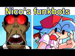 Friday Night Funkin' Nico's Funkbots: Reimagined DEMO | BF & GF in Roblox Nico's Nextbots (FNF Mod)