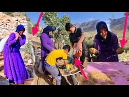 "A trip to nature: building a chicken house in the lap of a mountain, with Farzaneh!"