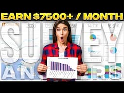 Get paid $7500+ By Answering Simple Surveys Each Month - 2022