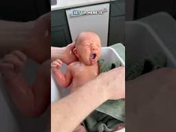 Pediatrician tips for baby’s first bath! #honestpartner #baby #bathtime #newborn #ad