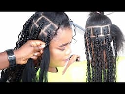 The Most  Attractive Way to Wear Your Boho Braid Hairstyle as Black Woman with Class.