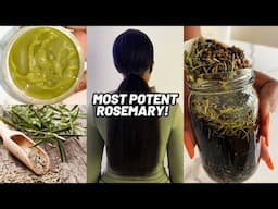 3 Ways We Used ROSEMARY to Grow Our HAIR