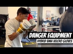Danger Equipment Hybrid BMA Velcro Gloves | Heavy Bag
