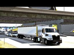 Grain Hauler Goes Downtown During Rush Hour & Regrets It! | ATS