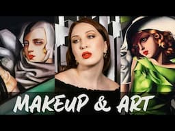 ART DECO Glamour ft. Tamara de Lempicka | Makeup & Art History