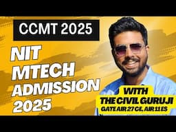 CCMT 2025 : NIT M.Tech Admission 2025 : NIT Vs IIT #gate2025 #coap #ccmt #iit #nit #mtech #youtube