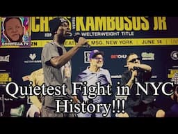 The Quietest Fight in NYC History: Richardson Hitchens vs George Kambosos Jr!!!