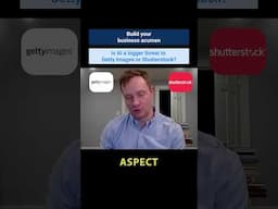 Is AI a bigger threat to Getty Images or Shutterstock? #shorts