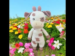 Tuto doudou vache au crochet spécial gaucher @AlextitiaTutoCrochet