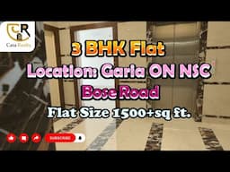 3 BHK Flat | 2 Bathrooms |  Location: Garia ON NSC Bose Road