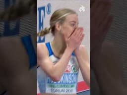 When Keely Hodgkinson became the youngest-ever European Indoor Champion 🥹 #athletics #running