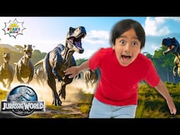 Ryan's Jurassic Adventures with DINOSAURS!