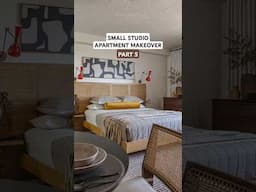 Small Studio Apartment Makeover - Part 5  #apartmenttour #diy #apartment  #roommakeover  #apartments